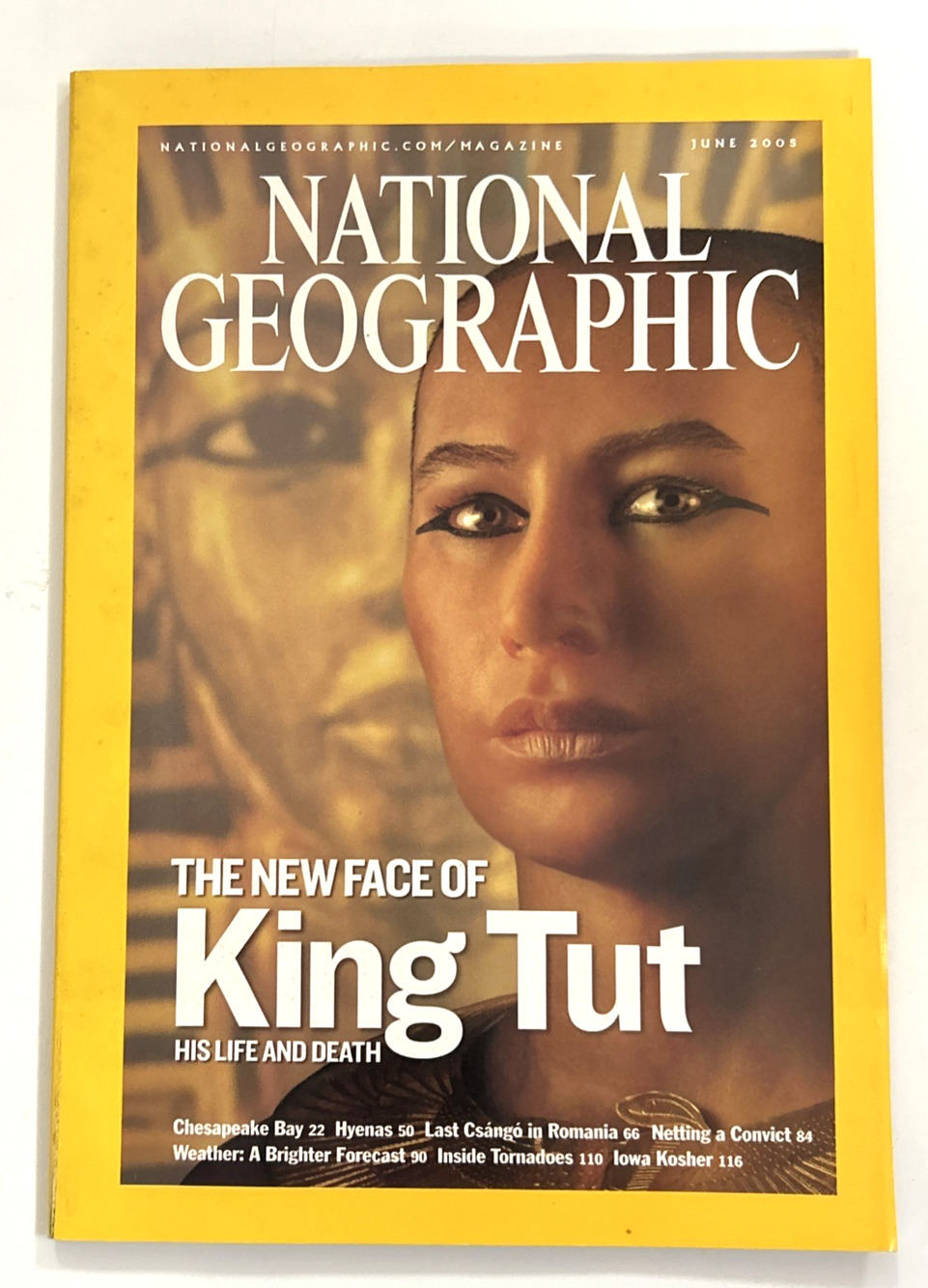 June 2005 National Geographic Magazine With Map King Tut Hyenas Weather Tornado